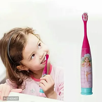 Sarasi Vibration Toothbrush With Additional Head For Kids [Pack Of: 1, Pink] Electric Toothbrush-thumb3