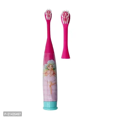 Sarasi Vibration Toothbrush With Additional Head For Kids [Pack Of: 1, Pink] Electric Toothbrush-thumb2