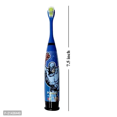 Sarasi Vibration Toothbrush With Additional Head For Boys  Girls [Pack Of: 1, Blue] Electric Toothbrush-thumb4