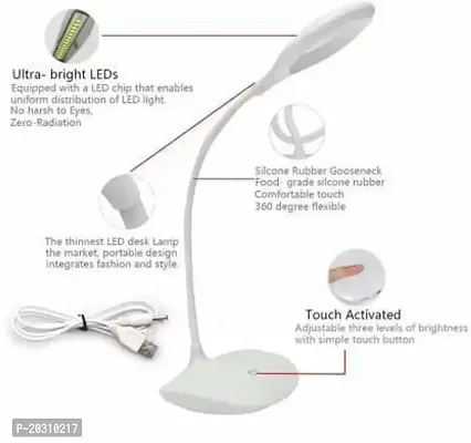 LED Touch On/Off Switch Desk Lamp Children Eye Protection Student Study Reading Dimmer Rechargeable Led Table Lamps USB Charging Study Lamp-thumb2