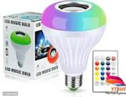Bluetooth Speaker Music Light Bulb Colorful Lamp with Remote Control for Home, Bedroom, Living Room, Party Decoration Smart Bulb-thumb0