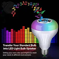 Bluetooth Speaker Music Light Bulb Colorful Lamp with Remote Control for Home, Bedroom, Living Room, Party Decoration Smart Bulb-thumb1