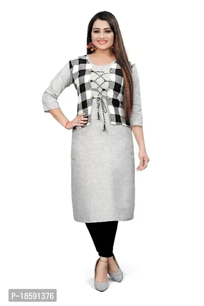 Stylish Cotton Blend Kurta For Women