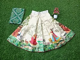 Stylish Silk Blend Lehenga Choli for Kids Girl-thumb1