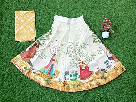 Stylish Silk Blend Lehenga Choli for Kids Girl-thumb1