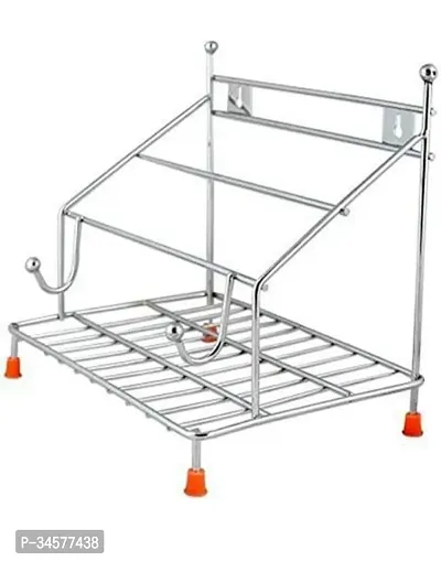 Classic Stainless Steel Multi Purpose Kitchen Rack-thumb0