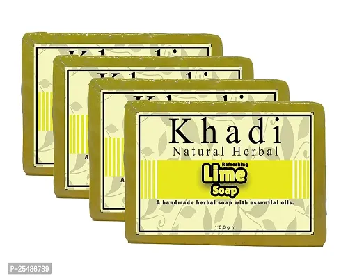 Natural Herbal Refreshing Lime Soap Combo Pack 4 X 100Gm-400 Gm