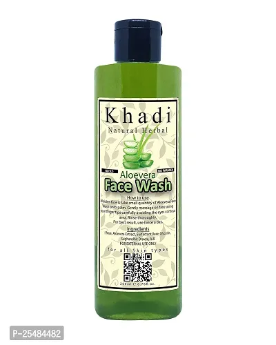 Natural Herbal Aloevera Face Wash 200Ml-thumb0