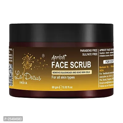 La Decus India Apricot Face Scrub 60Gm