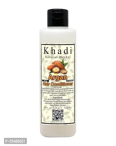 Khadi Natural Herbal Argan Hair Conditioner 200Ml-thumb0