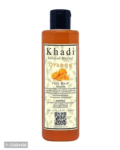 Natural Herbal Orange Face Wash 200Ml