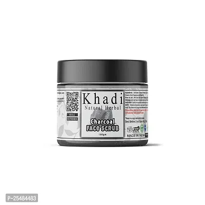 Natural Herbal Charcoal Face Scrub 180Gm-thumb0