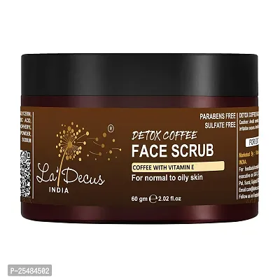 La Decus India Detox Coffee Face Scrub 60Gm