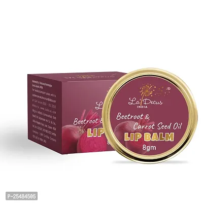 La Decus India Lip Balm Enriched With Beetroot And Carrot Seed Oil Lip Balm Pack Of 8Gm-thumb0