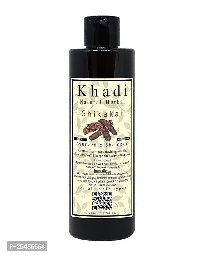 Khadi Natural Herbal Shikakai Shampoo 200Ml