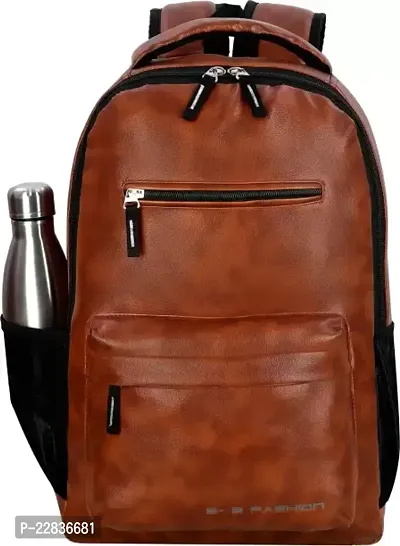 Buy Gear Tan Faux Leather Laptop Backpack Online at Best Prices in India -  JioMart.