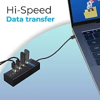 Modern 300HB 4 Port USB 3.0 Hub with Hi-Speed Data Transfer, LED Indication, 15cm Cable-thumb2