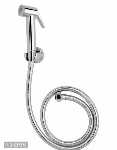 Hand Shower Set Bathroom Health Faucet with 1 Meter Hose Pipe Tube and Hook. SS Hose Pipe