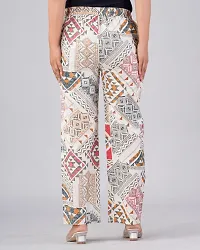 Stunning Multicoloured Cotton Printed Palazzo For Women-thumb1