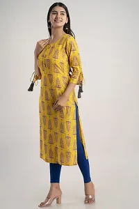 Classic Rayon Women's Straight Kurti ( Pack of 1 )-thumb4