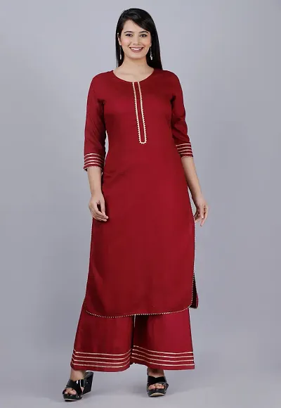 Stylish Rayon Straight Printed Kurti