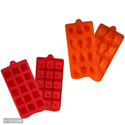 WISHLAND? Chocolate Silicon Mould, Chocolate Mould for Baking Making Chocolates(Pack of 2)