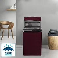 Wishland? Water Resistant  Dustproof Top Loading Fully Automatc Washing Machine  Maroon Cover for 6 kg, 6.5 kg,7kg  7.5 kg -(Color : Maroon)-thumb3