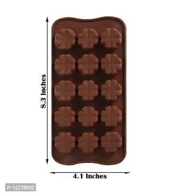 WISHLAND? Chocolate Silicon Mould, Chocolate Mould for Baking Making Chocolates(Pack of 2)-thumb4