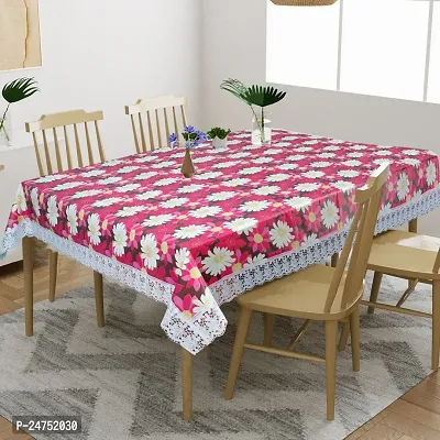 High Quality PVC Red Dining Table Cover for Living Room 60X90 Inches(Pack of 1)