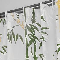 Waterproof Shower Curtain for Bathroom with 8 Hooks(Set Content : 1 Shower Curtain Set)-thumb3