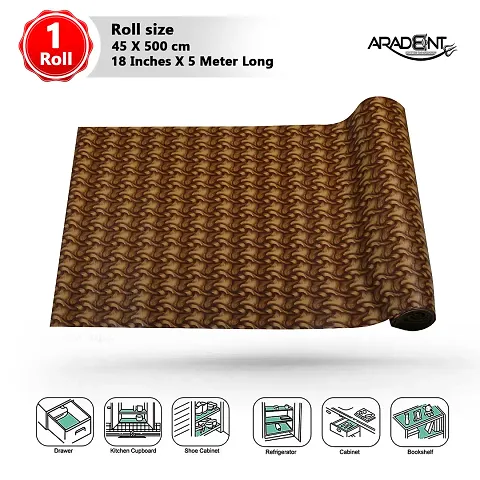 Multipurpose Non-Slip, Anti Skid, Easy Grip Washable PVC Shelf Linen Roll