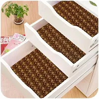 Multipurpose Non-Slip, Anti Skid, Easy Grip Washable PVC Shelf Linen Roll for Cabinets, Kithen Shelves, Drawer (18-thumb1