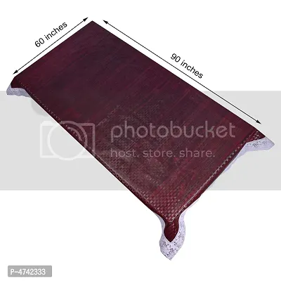 High Quality PVC Brown Dining Table Cover for Living Room-thumb3