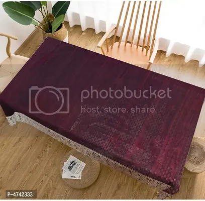 High Quality PVC Brown Dining Table Cover for Living Room