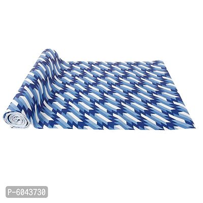 Kitchen Shelf Liner for Cabinet, PVC Kitchen Shelves and Drawer Fire Resistant, Waterproof, Dustproof and Washable (18 Inches X 5 Meter, Blue)