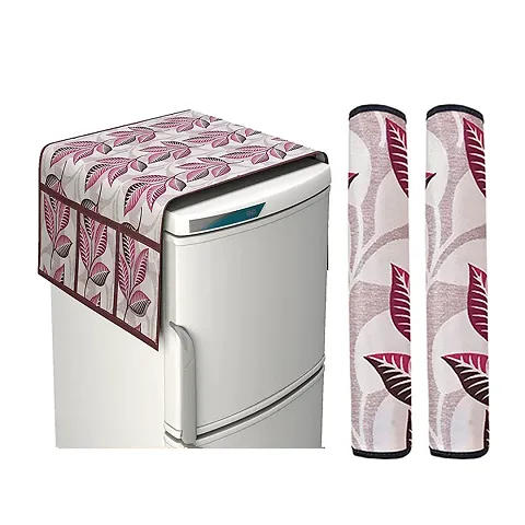 Combo of Fridge Cover and 2 Handle Cover