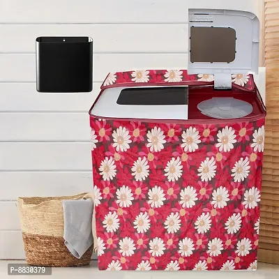 Designer PVC Semi Automatic Washing Machine Covers-thumb0