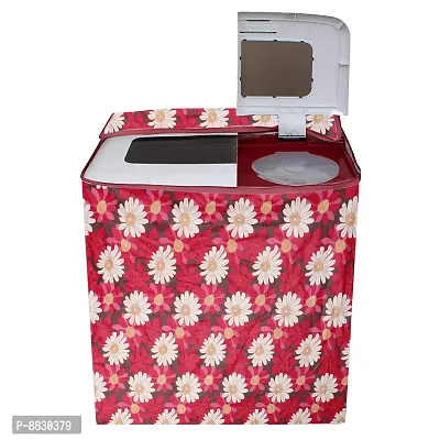 Designer PVC Semi Automatic Washing Machine Covers-thumb2