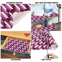 Wishland Kitchen Shelf Liner for Cabinet, Kitchen Shelves and Drawer Fire Resistant, Waterproof, Dustproof and Washable (18 Inches X 10 Meter, Purple)-thumb3