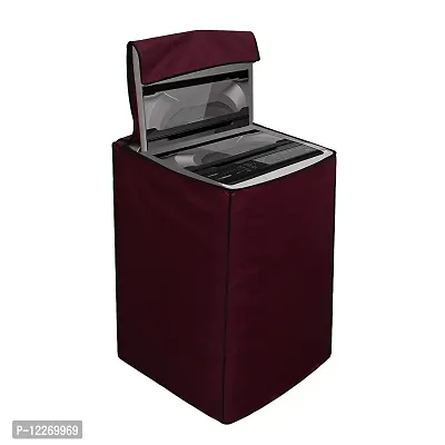 Wishland? Water Resistant  Dustproof Top Loading Fully Automatc Washing Machine  Maroon Cover for 6 kg, 6.5 kg,7kg  7.5 kg -(Color : Maroon)-thumb5