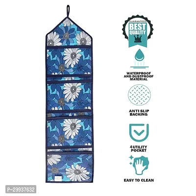 Stylish PVC Printed Fridge Cover with Apron-thumb3