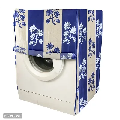 Wishland Polyester Front Load Washing Machine Cover Suitable For 6 kg, 6.2 Kg, 6.5 Kg, 7 Kg(Pack of 1, Blue)-thumb2