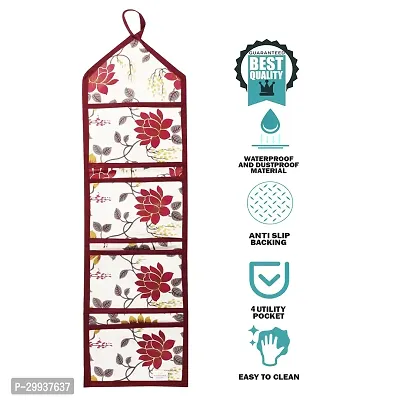 Stylish PVC Printed Apron with Kitchen Organizer-thumb5