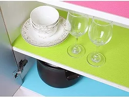 Multipurpose Textured Super Strong Anti-Slip Mat Liner for Kitchen Shelf - Size 45X300cm (3 Meter Roll, Green)-thumb4