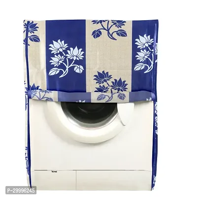 Wishland Polyester Front Load Washing Machine Cover Suitable For 6 kg, 6.2 Kg, 6.5 Kg, 7 Kg(Pack of 1, Blue)-thumb5