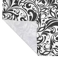 Wishland Kitchen Shelf Liner for Cabinet, Kitchen Shelves and Drawer Fire Resistant, Waterproof, Dustproof and Washable (18 Inches X 10 Meter, White, Black)-thumb3