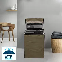 Wishland? Water Resistant  Dustproof Top Loading Fully Automatc Washing Machine Cover for 6 kg, 6.5 kg,7kg  7.5 kg -(Color : Biege)-thumb1