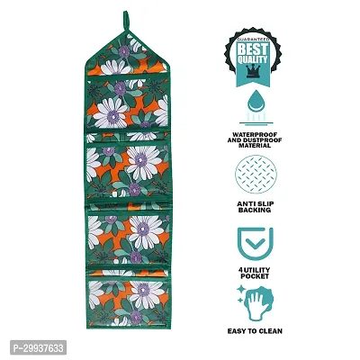 Stylish PVC Printed Apron with Kitchen Organizer-thumb5