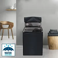 Wishland? Water Resistant & Dustproof Top Loading Fully Automatc Washing Machine Cover for 6 kg, 6.5 kg,7kg & 7.5 kg -(Color : Grey)-thumb1