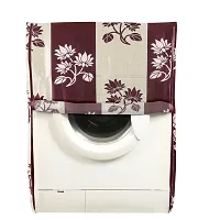 Polyester Front Load Washing Machine Cover Suitable For 6 kg, 6.2 Kg, 6.5 Kg, 7 Kg(Pack of 1, Purple)-thumb4